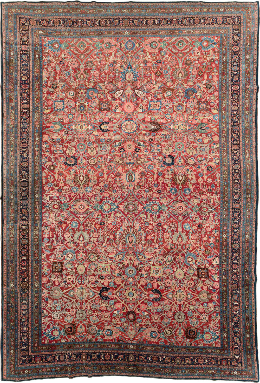 Antique Persian Bidjar Oversize Carpet, No.28178 - Gss