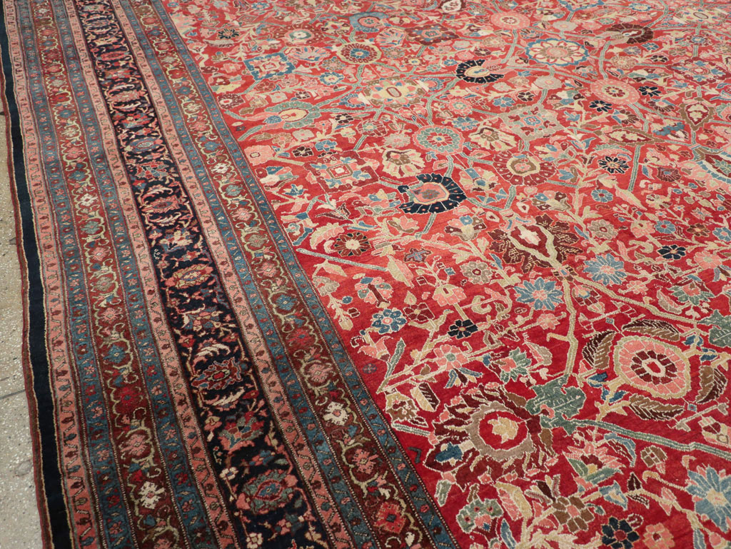 Antique Persian Bidjar Oversize Carpet, No.28178 - Gss