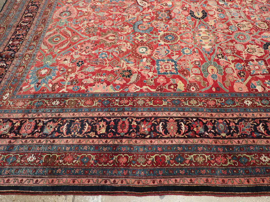 Antique Persian Bidjar Oversize Carpet, No.28178 - Gss