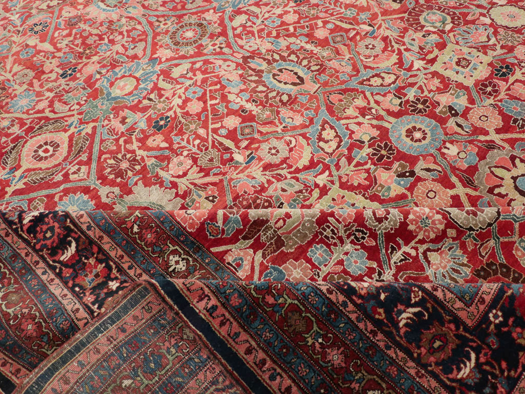 Antique Persian Bidjar Oversize Carpet, No.28178 - Gss