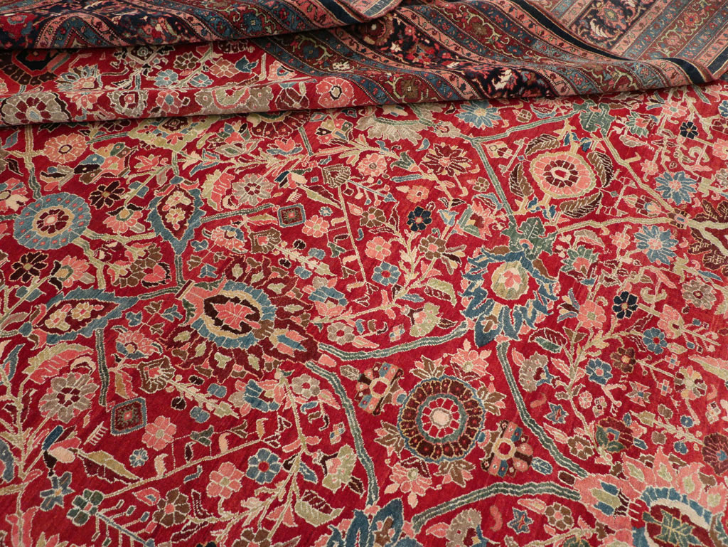 Antique Persian Bidjar Oversize Carpet, No.28178 - Gss