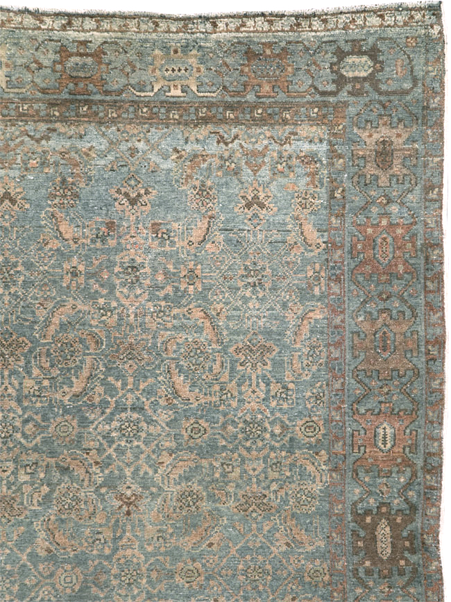 Antique Persian Malayer Accent Rug, No.28179 - Gss