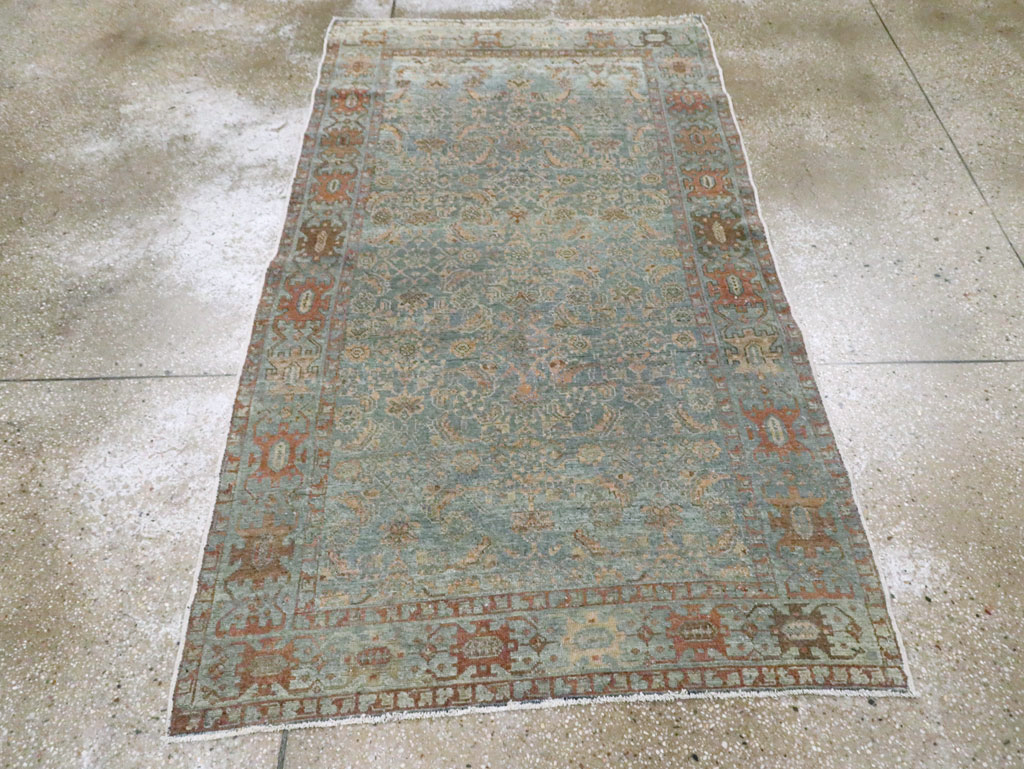 Antique Persian Malayer Accent Rug, No.28179 - Gss