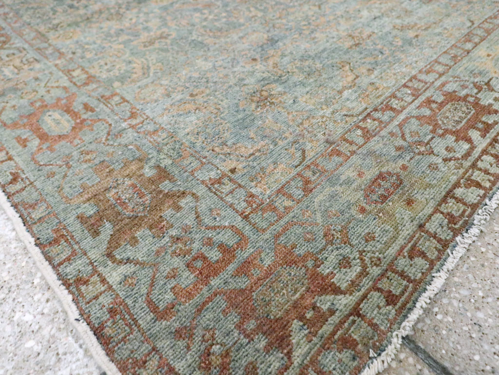 Antique Persian Malayer Accent Rug, No.28179 - Gss