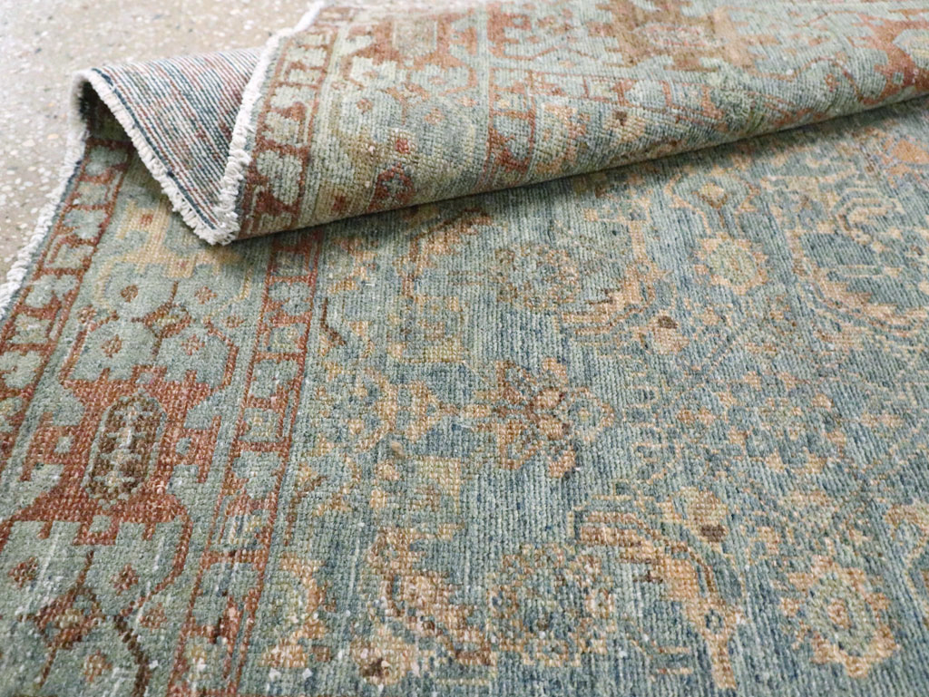 Antique Persian Malayer Accent Rug, No.28179 - Gss