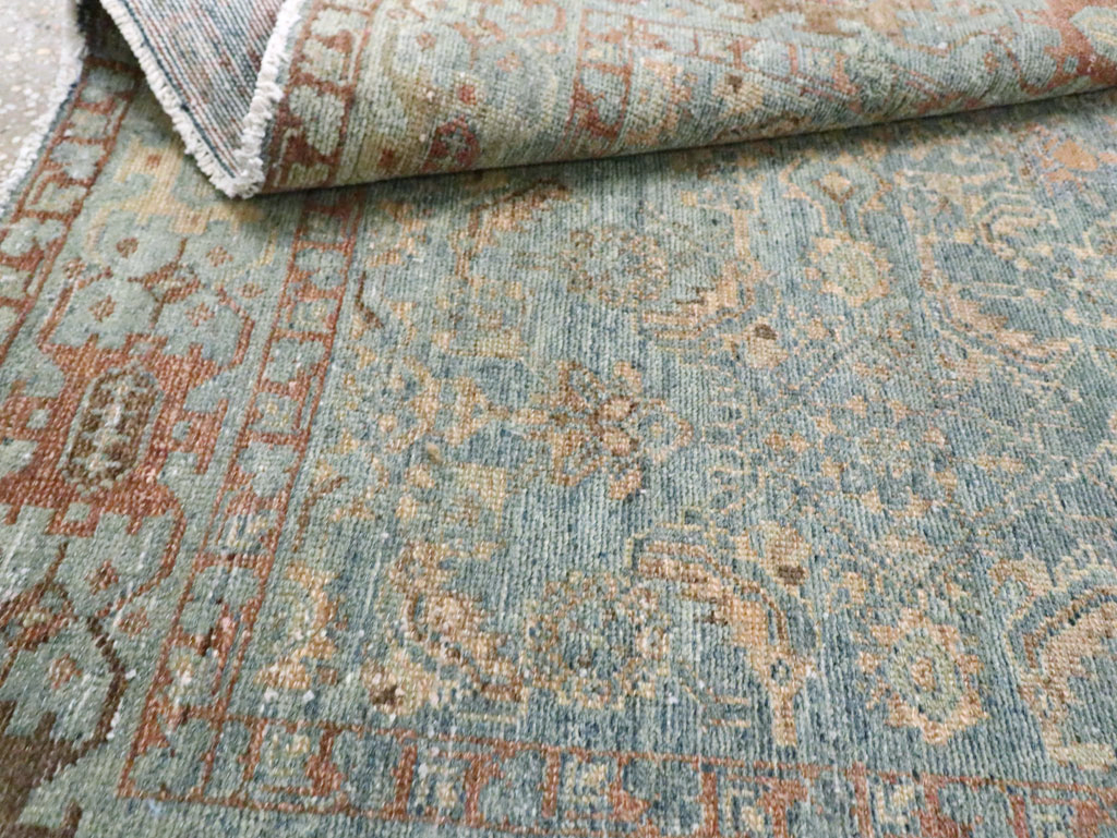 Antique Persian Malayer Accent Rug, No.28179 - Gss