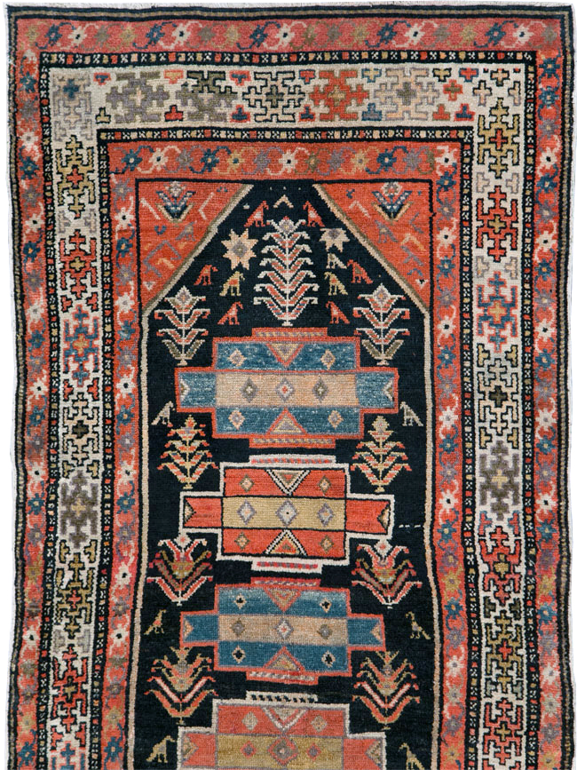 Antique Persian Kurd Runner, No.28180 - Gss