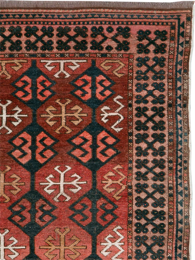 Vintage Kirghiz Gallery Carpet, No.28182 - Gss