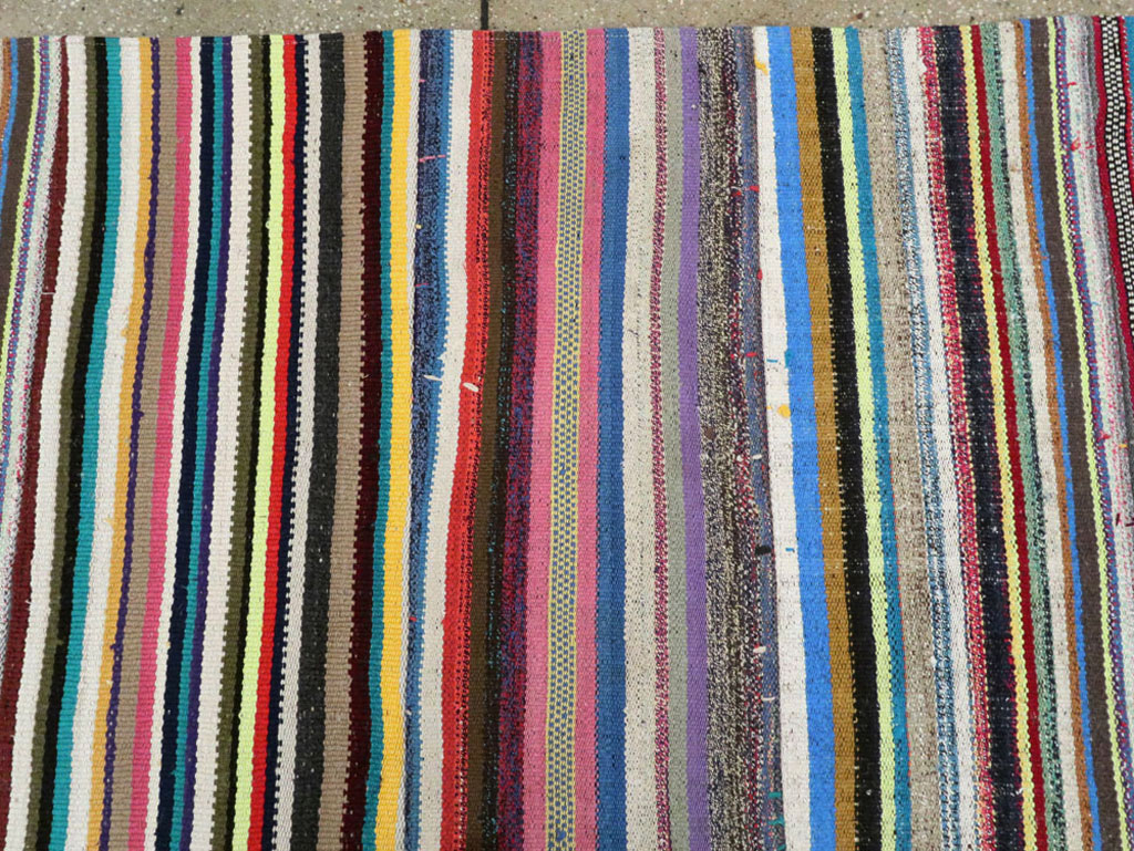 Vintage Turkish Flatweave Kilim , No.28184 - Gss