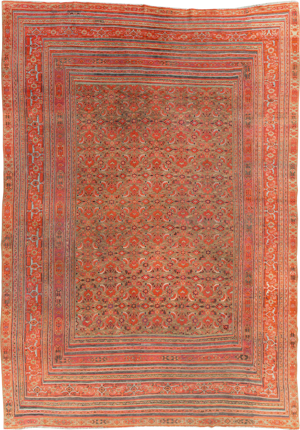 Antique Persian Khorassan Carpet, No.28190 - Gss