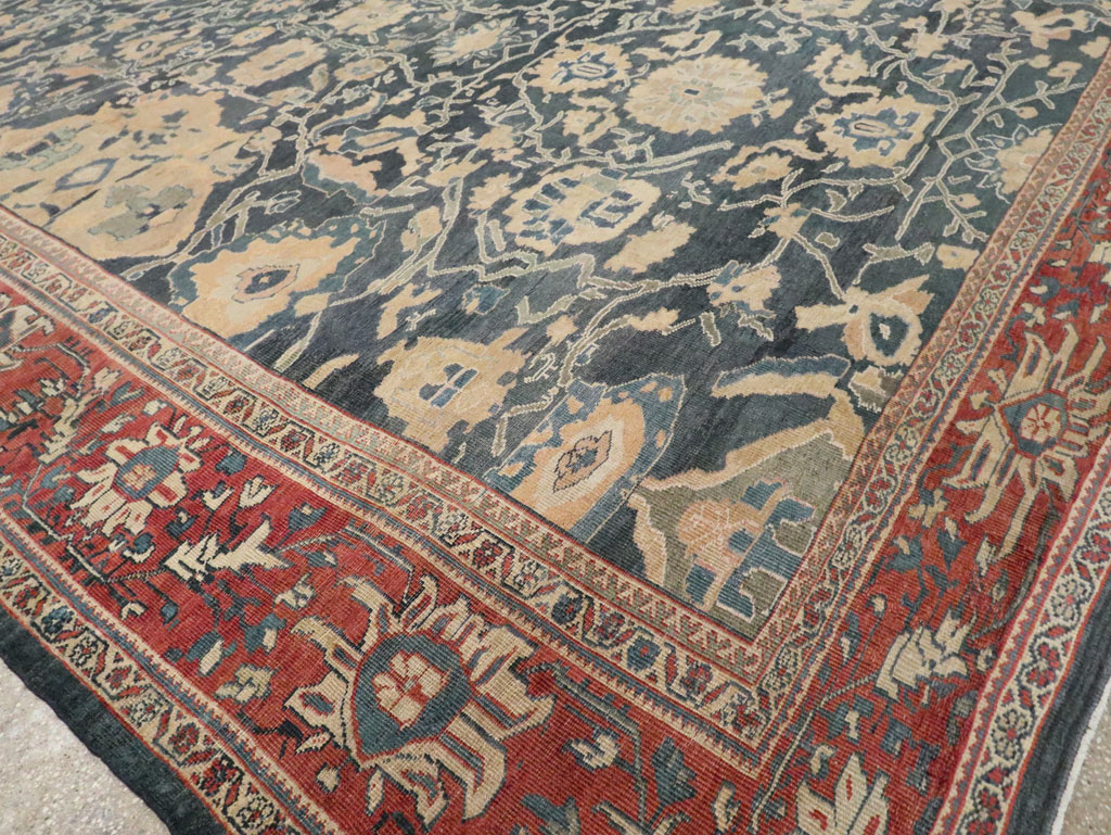 Antique Persian Mahal Carpet, No.28212 - Gss