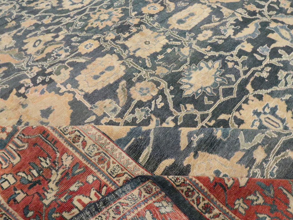 Antique Persian Mahal Carpet, No.28212 - Gss