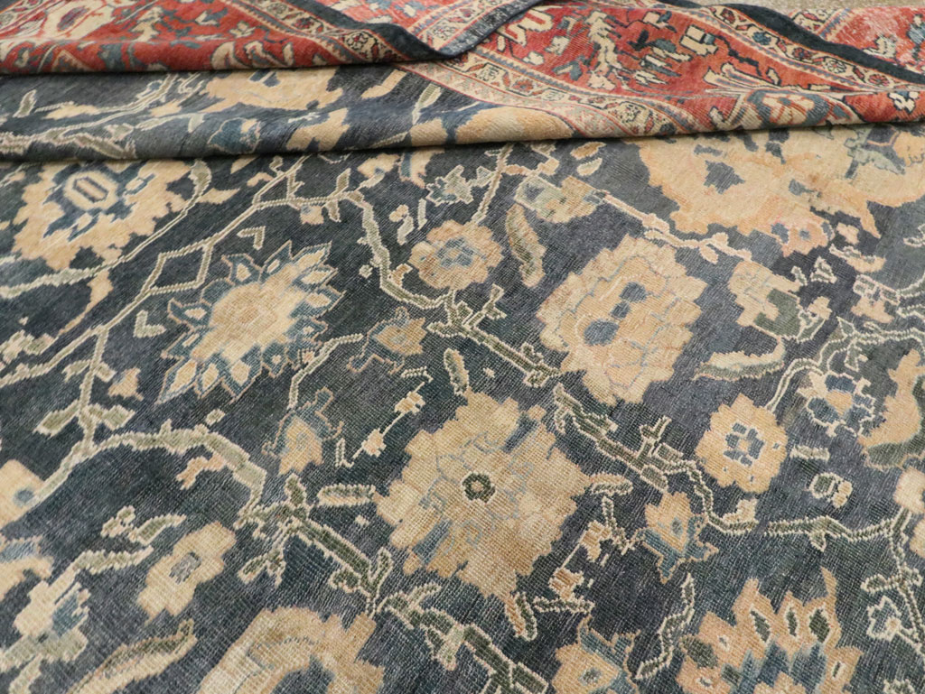 Antique Persian Mahal Carpet, No.28212 - Gss