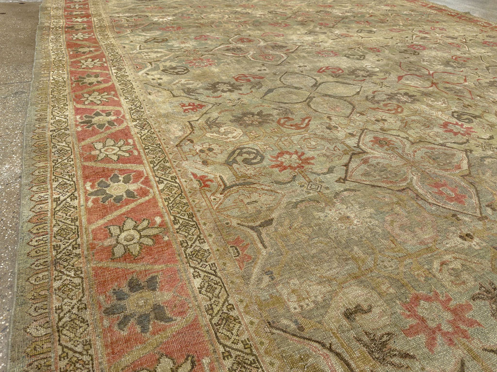 Antique Persian Bidjar Large Carpet, No.28213 - Gss