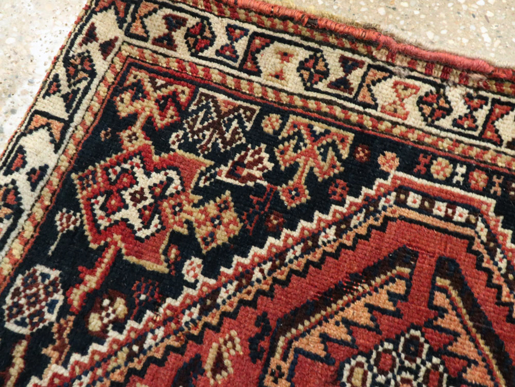 Antique Persian Qashqai Saddlebag (Khorjin), No.28219 - Gss