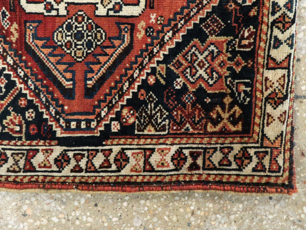 Antique Persian Qashqai Saddlebag (Khorjin), No.28219 - Gss