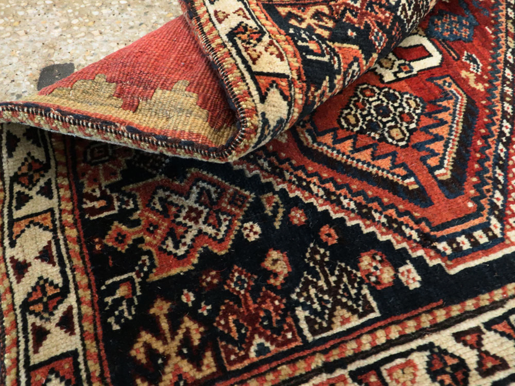 Antique Persian Bag Face, No.28219 - Gss