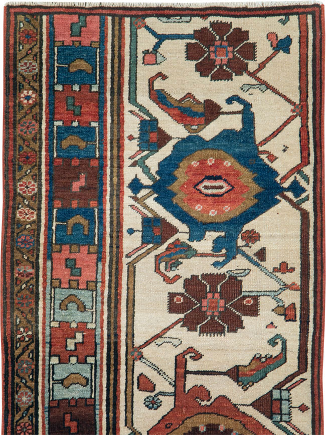 Antique Persian Serapi Wagireh Sampler Rug, No.28230 - Gss