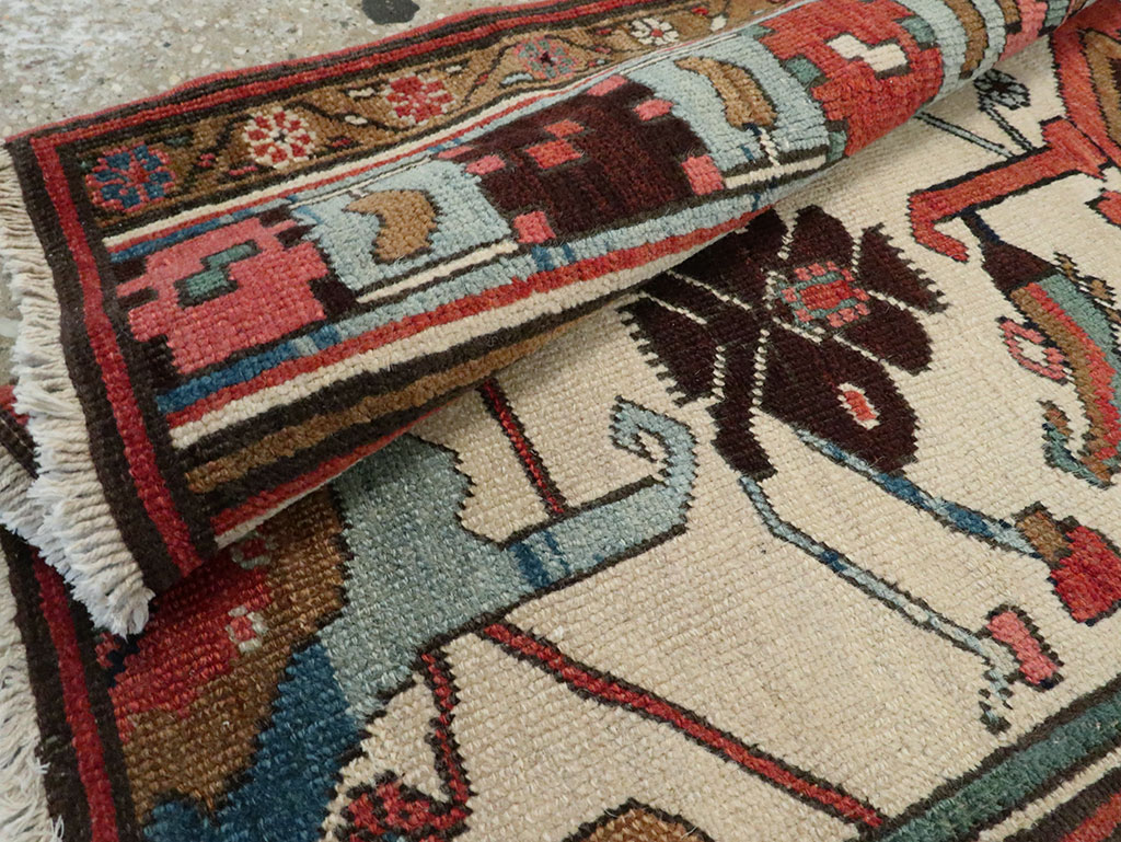 Antique Persian Serapi Wagireh Sampler Rug, No.28230 - Gss