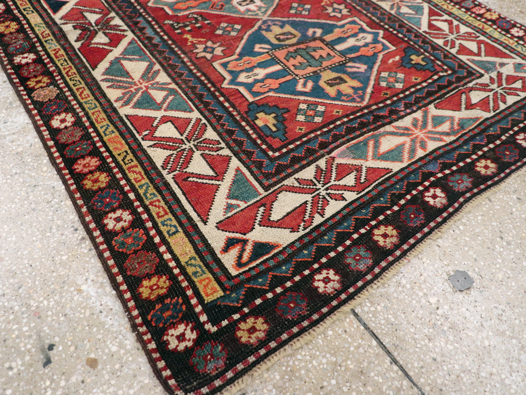 Antique Caucasian Kazak Rug, No.28233 - Gss