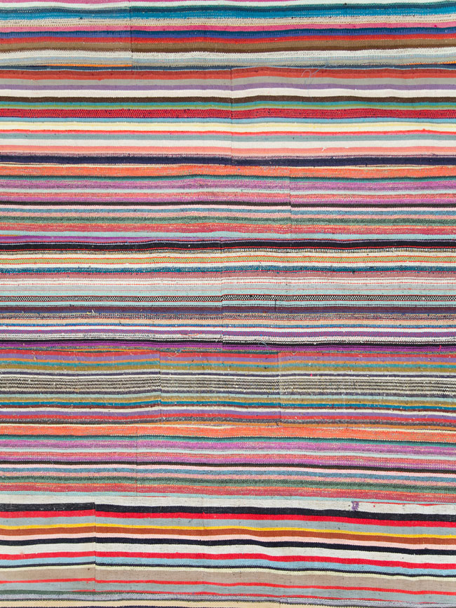 Modern Turkish Flatweave Rug, No.28249 - Gss