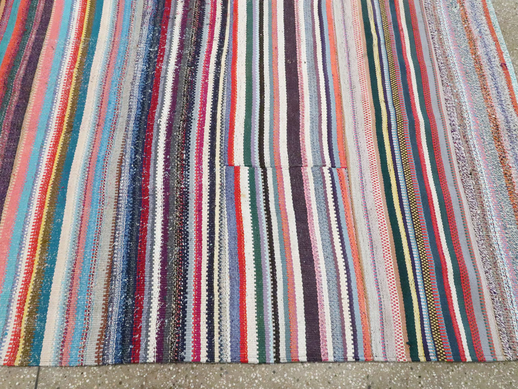 Vintage Turkish Flatweave Kilim , No.28252 - Gss