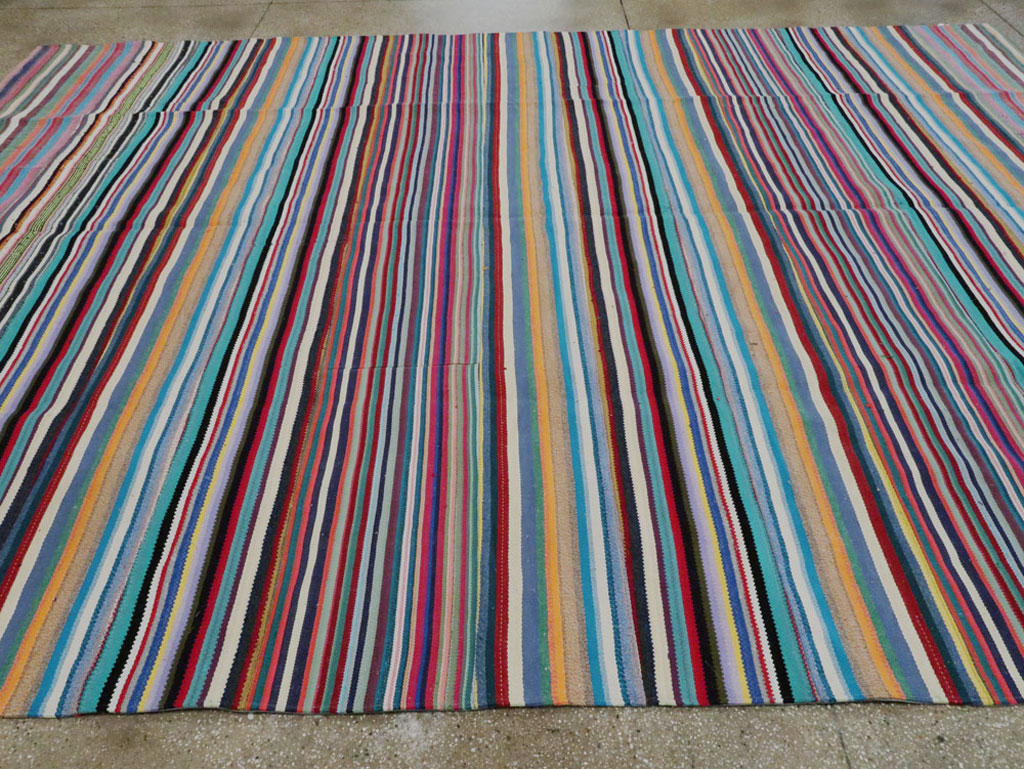 Modern Turkish Flatweave, No.28254 - Gss