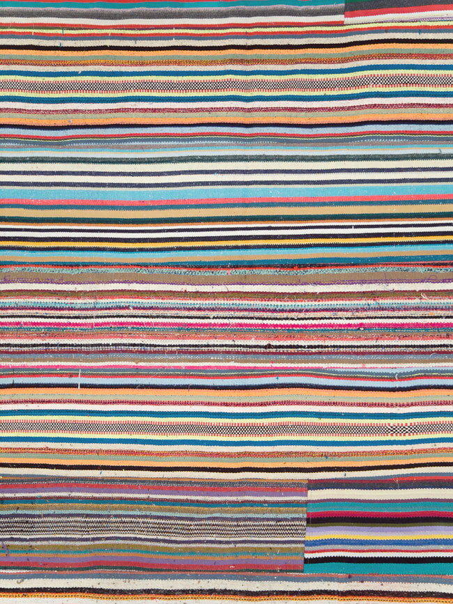 Modern Turkish Flatweave Room Size Carpet, No.28257 - Gss