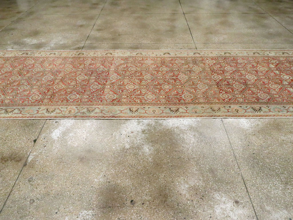 Antique Persian Malayer Wide Gallery Runner, No.28258 - Gss
