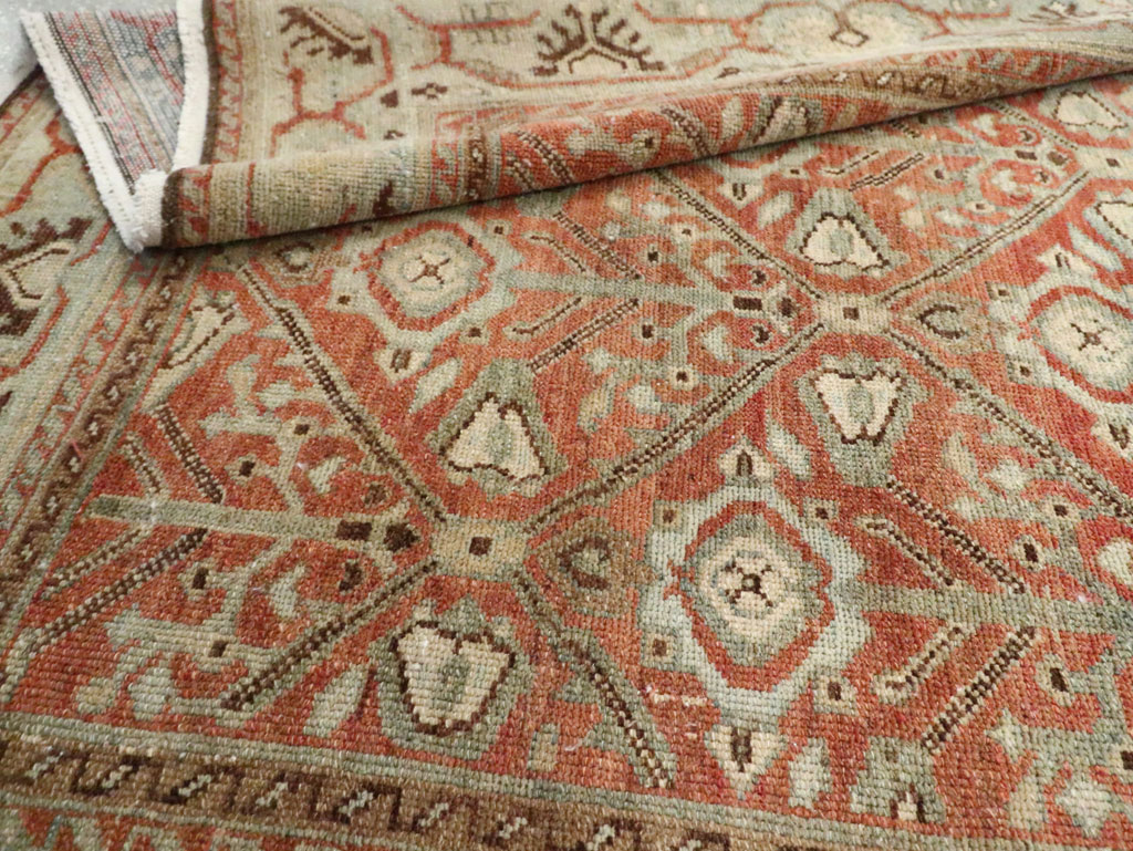 Antique Persian Malayer Wide Gallery Runner, No.28258 - Gss