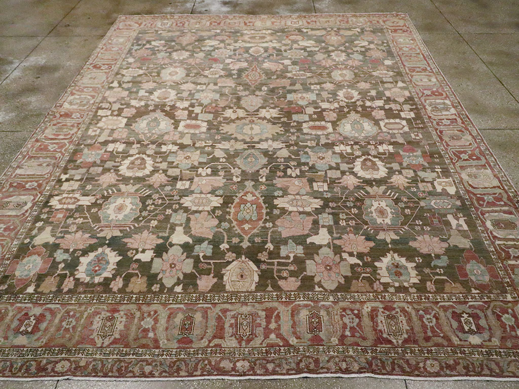 Antique Persian Bakhitari Carpet, No.28259 - Gss