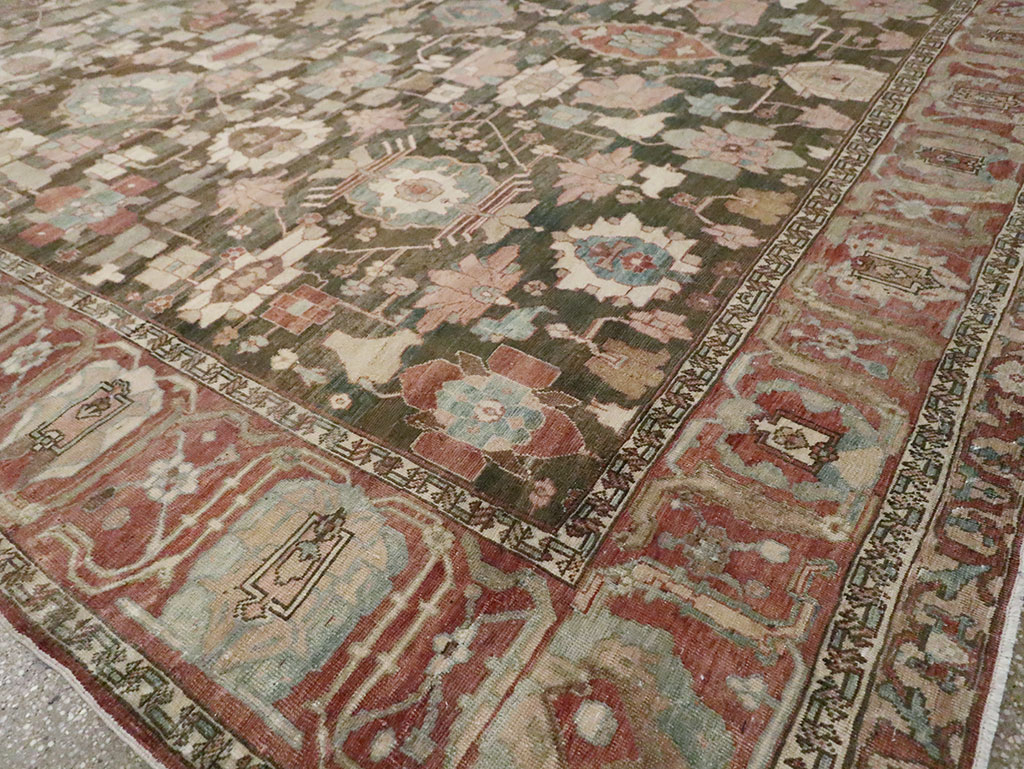 Antique Persian Bakhitari Carpet, No.28259 - Gss