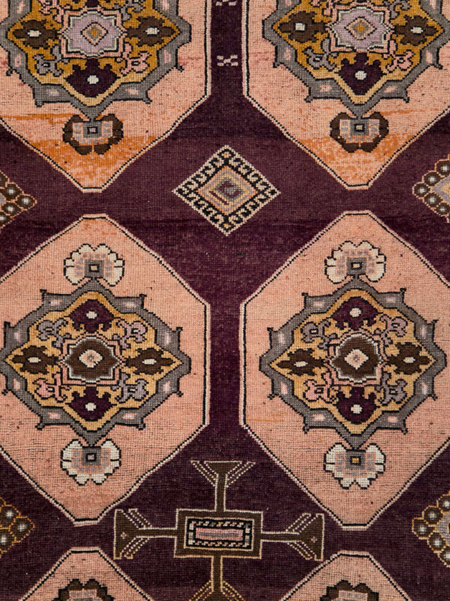 Vintage Turkish Anatolian Long Gallery Carpet, No.28269 - Gss