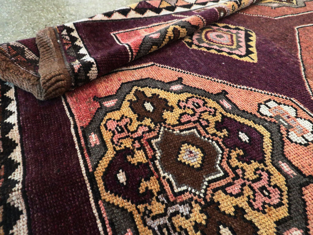 Vintage Turkish Anatolian Long Gallery Carpet, No.28269 - Gss