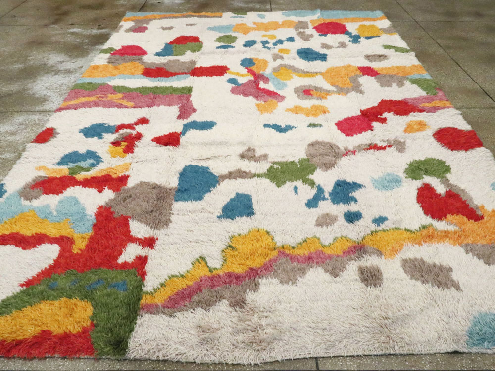 Contemporary Turkish Tulu Room Size Carpet, No.28273 - Gss