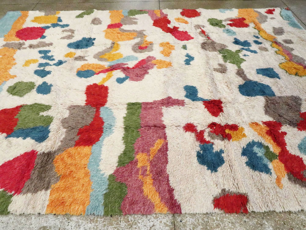 Contemporary Turkish Tulu Room Size Carpet, No.28273 - Gss