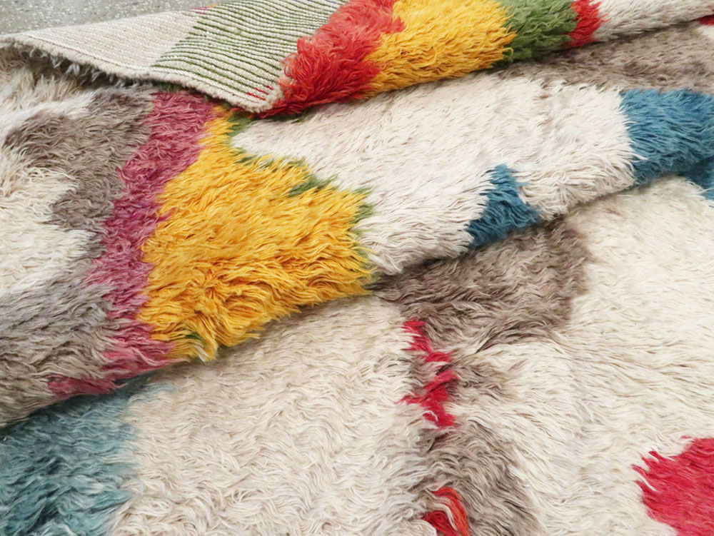 Contemporary Turkish Tulu Room Size Carpet, No.28273 - Gss