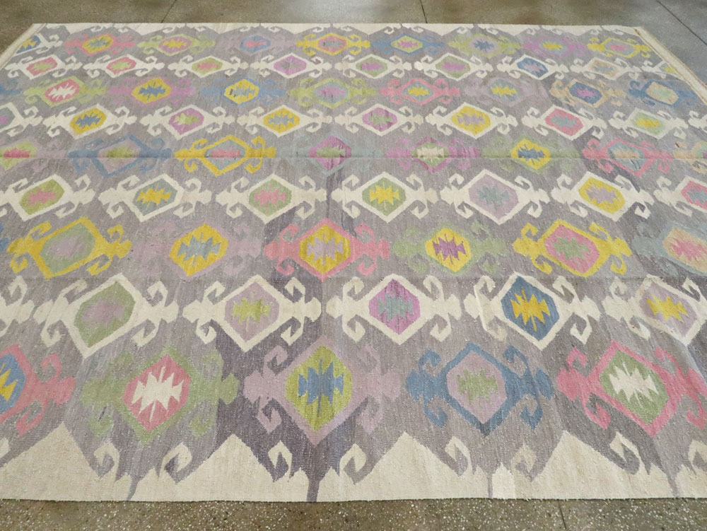 Modern Turkish Flatweave Kilim , No.28276 - Gss