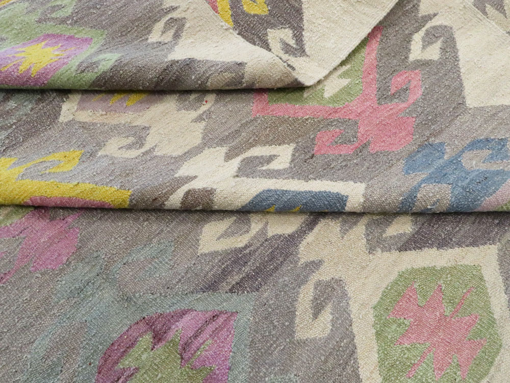 Modern Turkish Flatweave Kilim , No.28276 - Gss