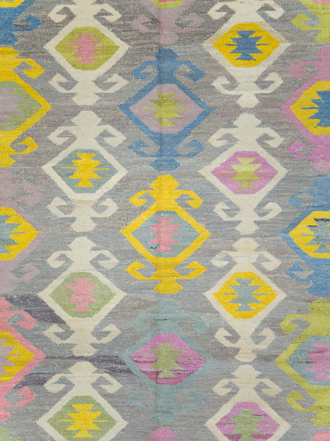 Modern Turkish Flatweave Kilim , No.28276 - Gss