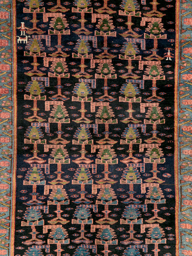 Antique Kurd Bidjar Gallery Carpet, No.28279 - Gss
