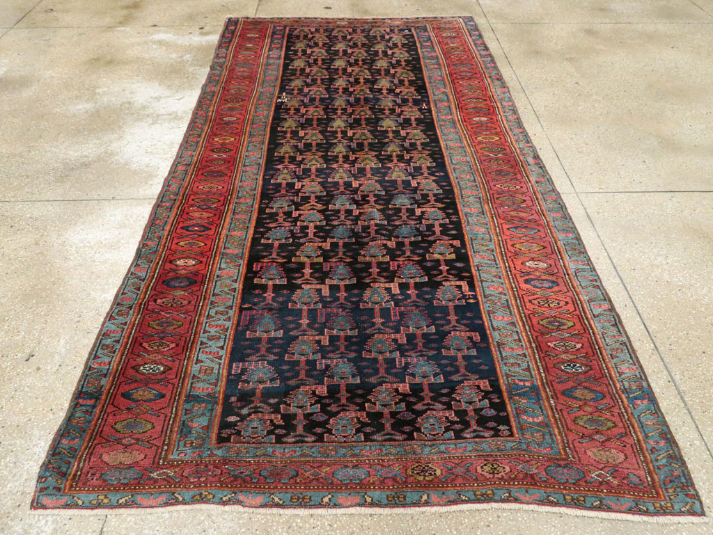Antique Kurd Bidjar Gallery Carpet, No.28279 - Gss