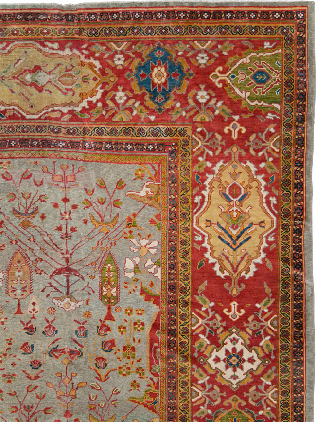 Antique Persian Mahal Carpet, No.28281 - Gss