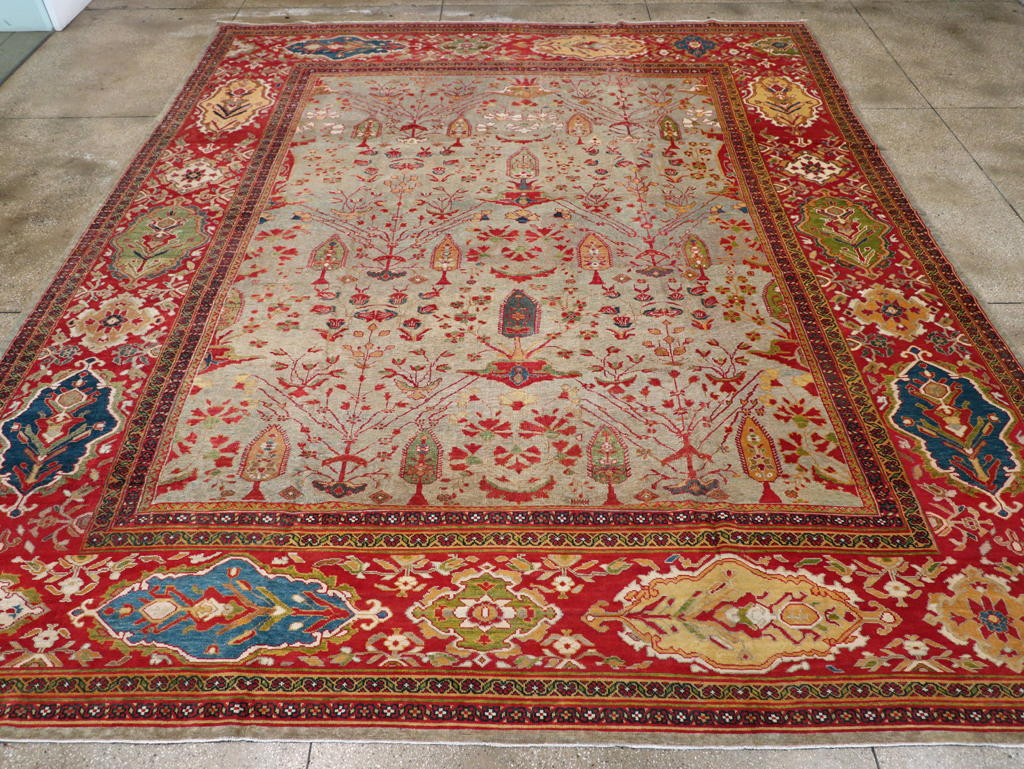 Antique Persian Mahal Carpet, No.28281 - Gss
