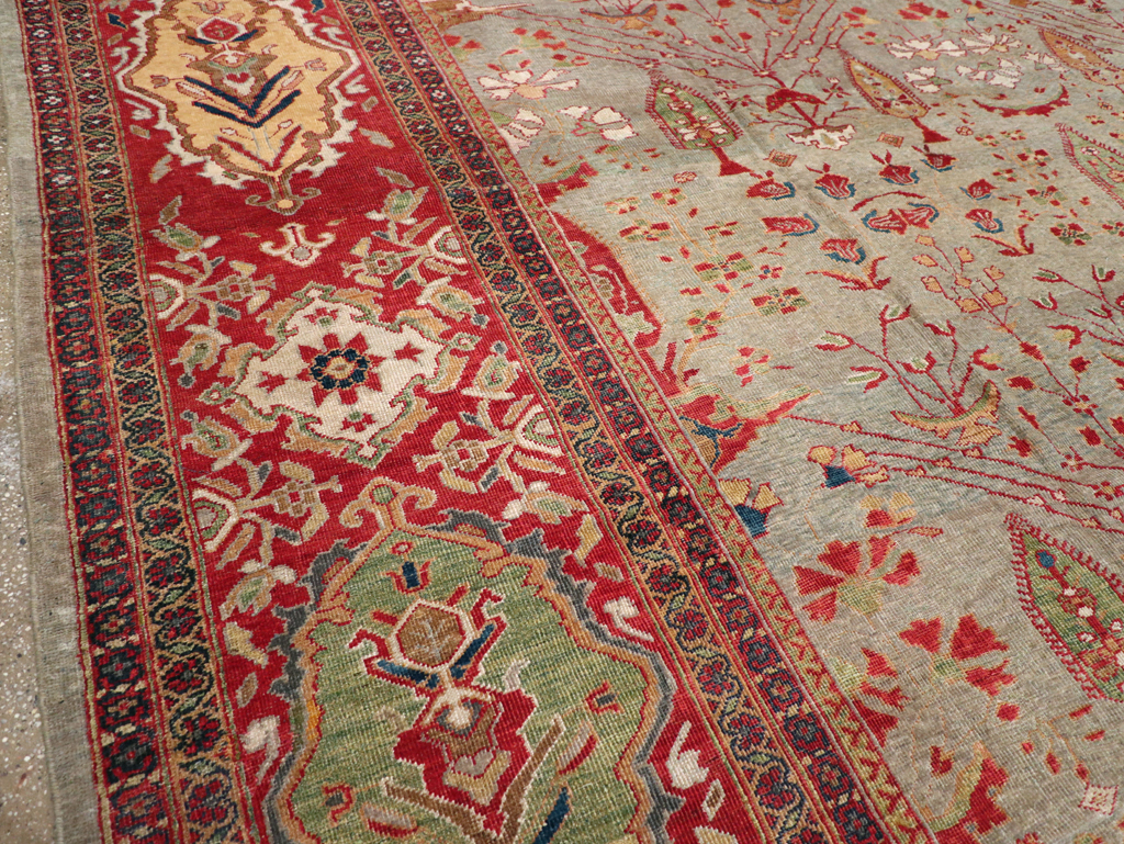 Antique Persian Mahal Carpet, No.28281 - Gss