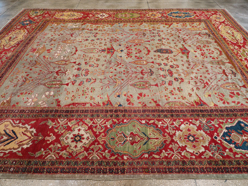 Antique Persian Mahal Carpet, No.28281 - Gss
