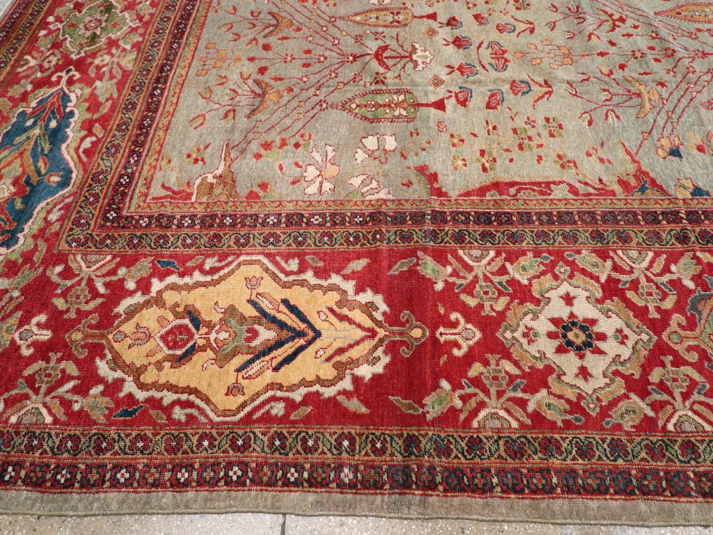 Antique Persian Mahal Carpet, No.28281 - Gss
