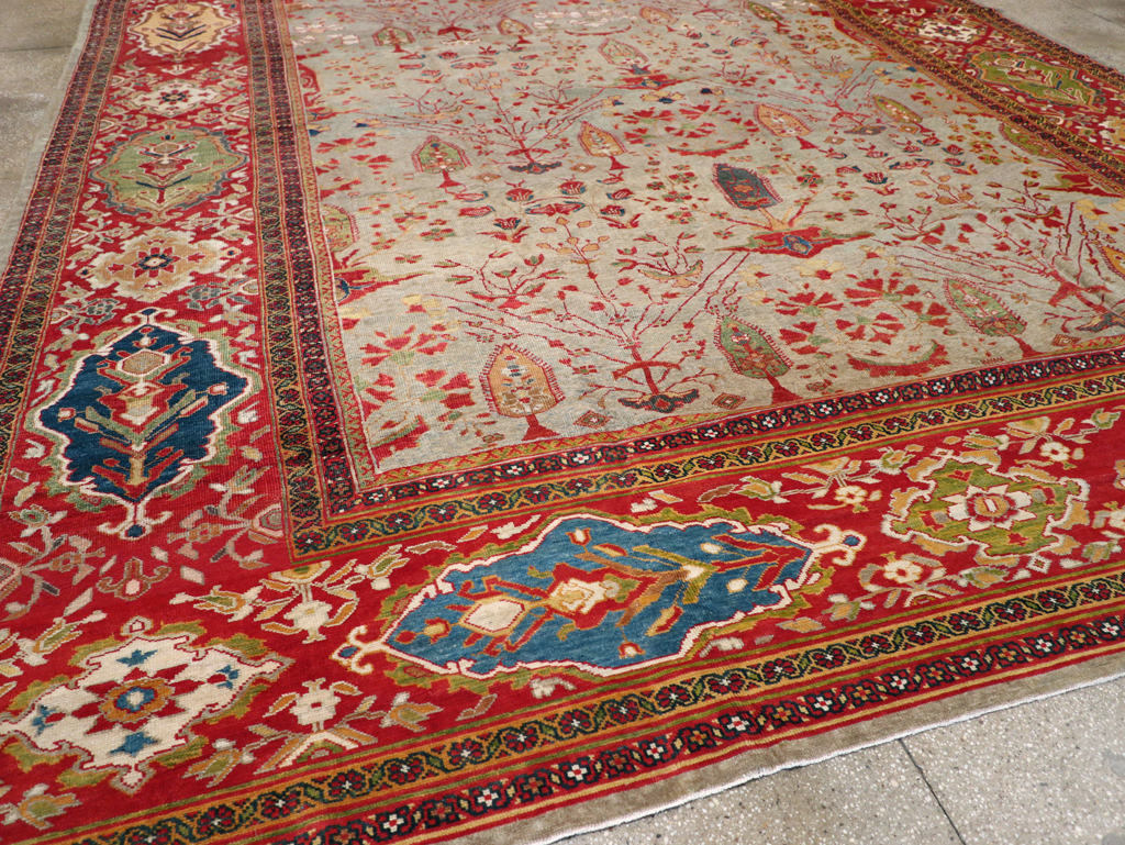 Antique Persian Mahal Carpet, No.28281 - Gss