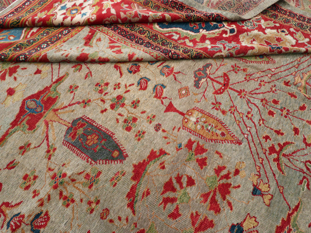 Antique Persian Mahal Carpet, No.28281 - Gss