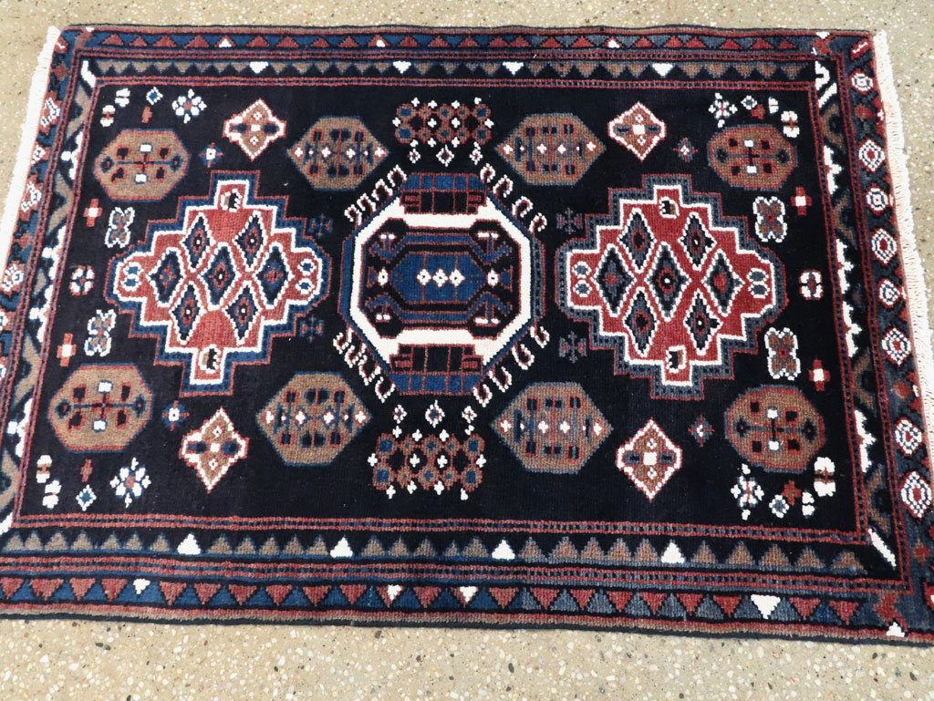 Vintage Persian Malayer Rug, No.28285 - Gss